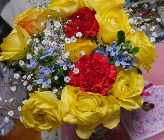 バレンタイン花束